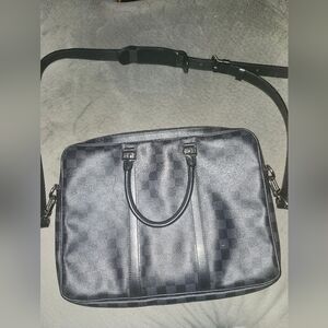 Black Louis Vuitton Messenger Bag